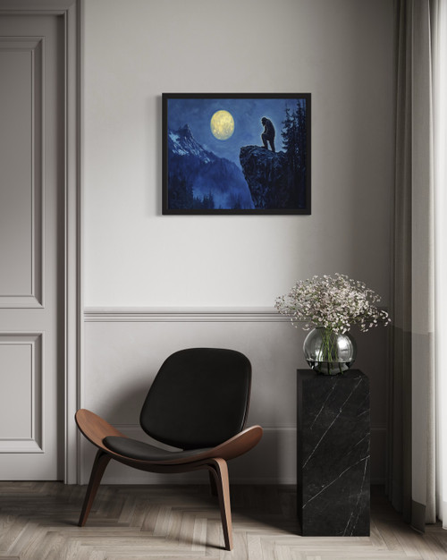 Bigfoot Wall Art Print Poster