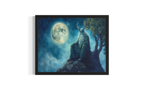 Druid of Forest wall art poster print