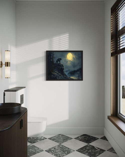 Lycan at Midnight Wall Art Print Poster