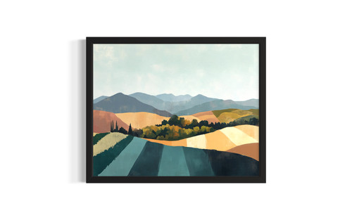 Farm Scenery wall art poster print