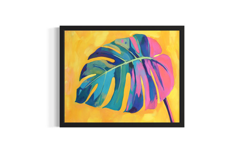 Tropical Leaves wall art poster print