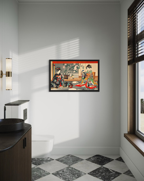 Beautiful Woman Bijin Wall Art Print Poster