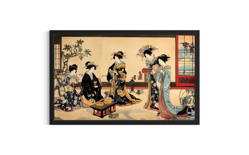 Geisha House wall art poster print