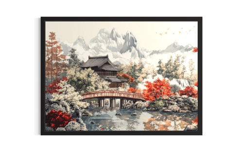 Zen Garden  wall art poster print
