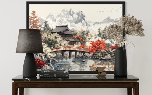 Zen Garden Wall Art Print Poster