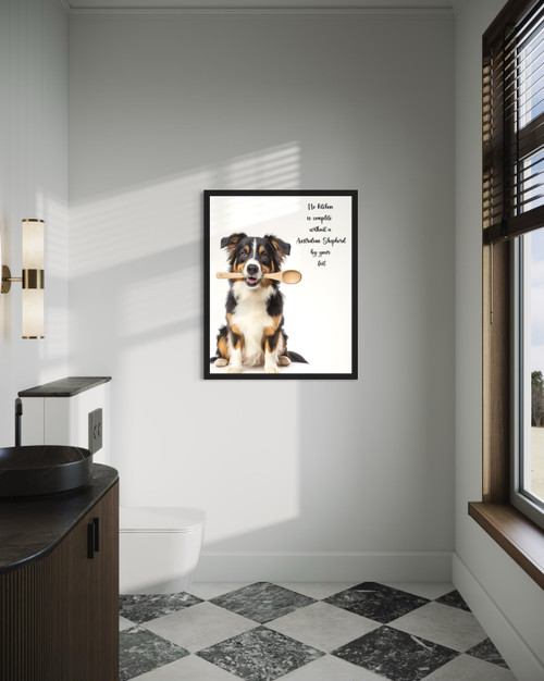 Australian Shepherd Wall  Art Print Poster