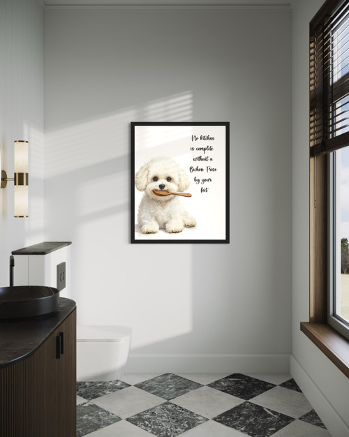 Bichon Frise Wall  Art Print Poster