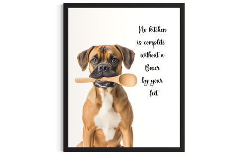 Boxer wall art poster print