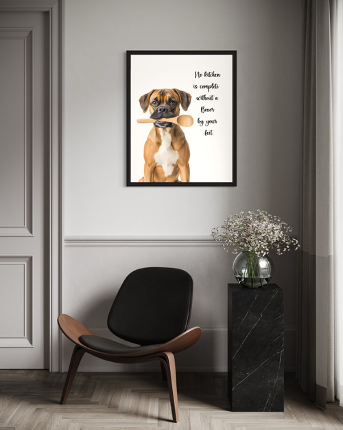 Boxer Wall  Art Print Poster