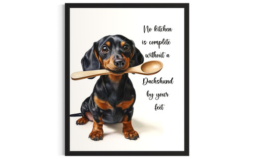 Dachshund wall art poster print