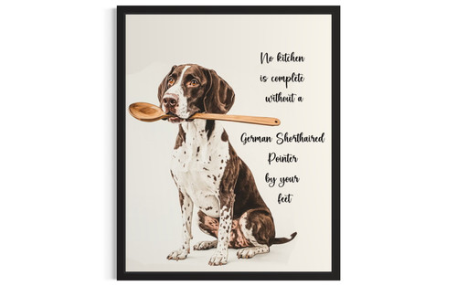 German Shorthaired Pointer wall art poster print