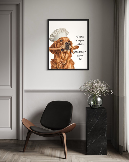 Golden Retriever  Wall Art  Print  Poster