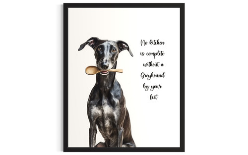 Greyhound wall art poster print