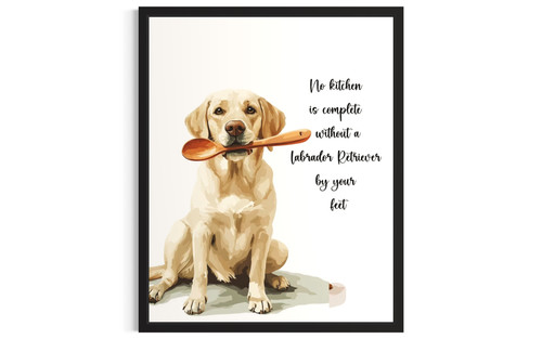 Labrador Retriever wall art poster print
