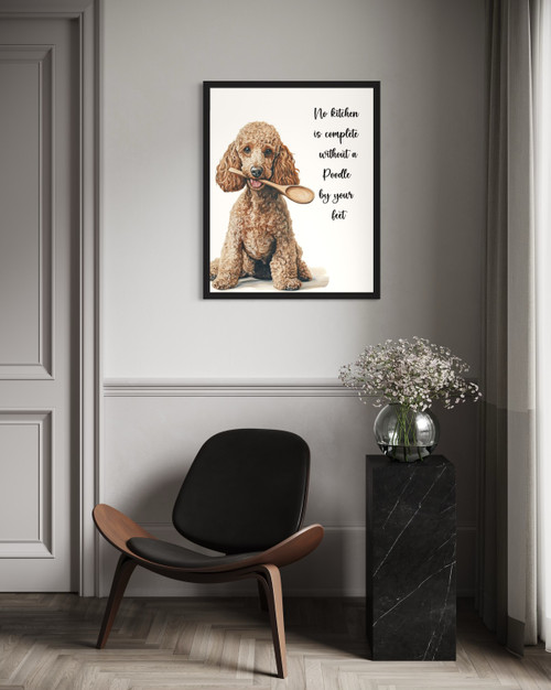 Poodle Wall  Art  Print  Poster