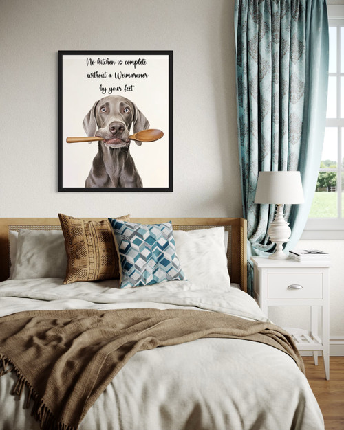 Weimaraner Wall Art Print  Poster