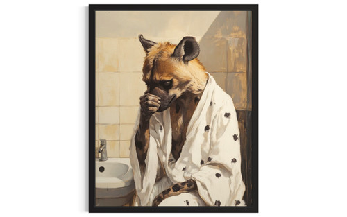 Hyena wall art poster print