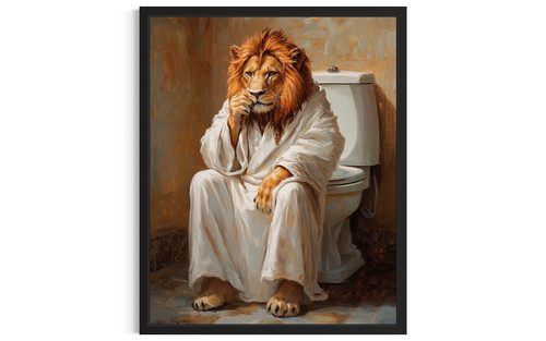Lion wall art poster print