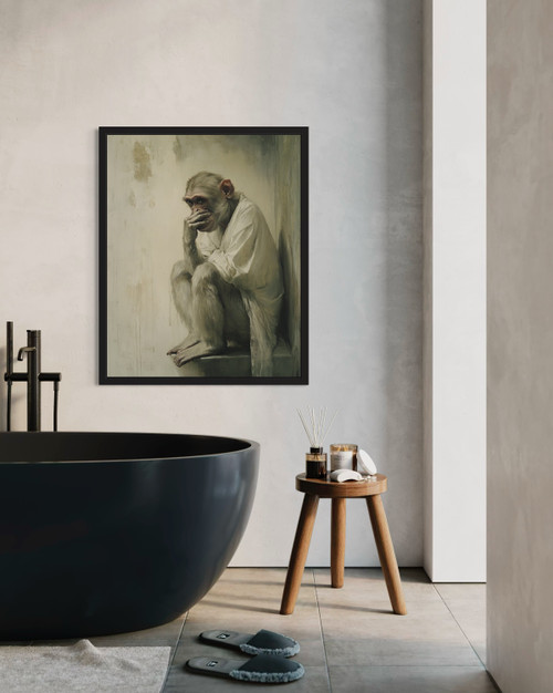 Monkey Wall Art Print  Poster