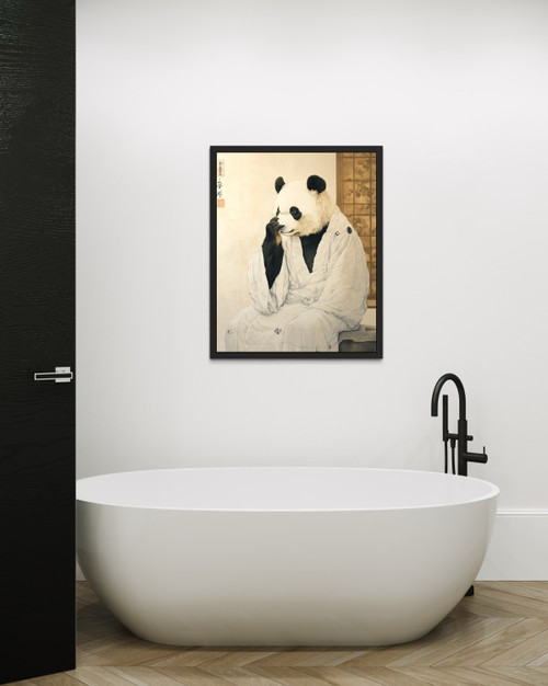 Panda Wall  Art Print  Poster