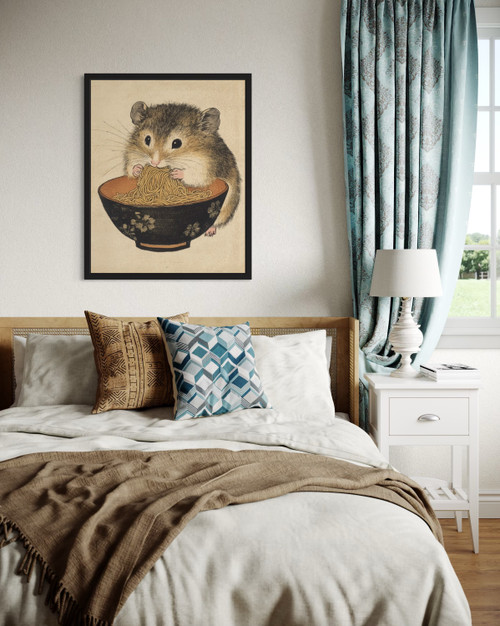 Hamster Wall  Art Print  Poster