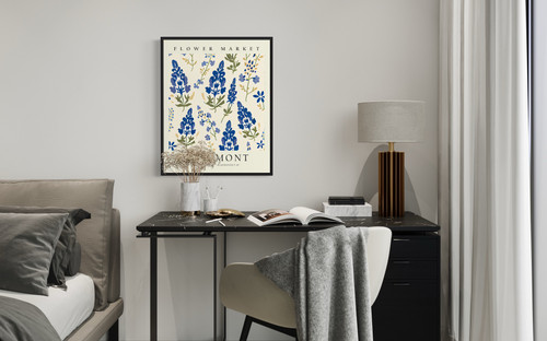 Beaumont Texas Flower Market Art Print Poster
