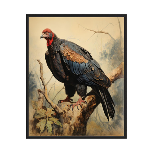 Turkey Vulture Birds Of Prey Art Print Poster