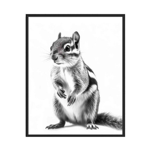 Chipmunk Art Print Poster