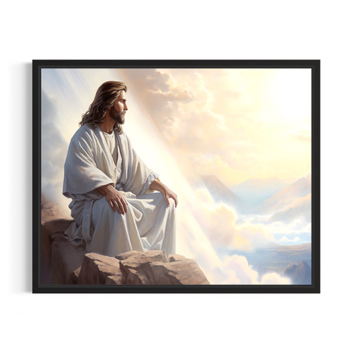 Jesus In Heaven Art Prints Poster