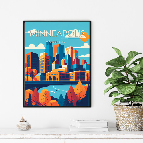 Minneapolis Art Prints Poster