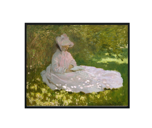 Claude Monet Springtime Art Print Poster