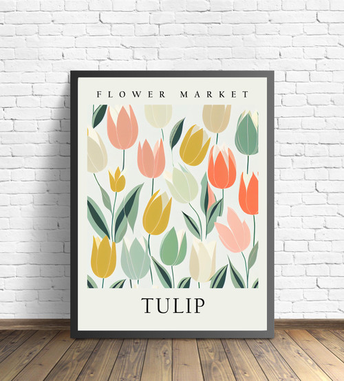 Tulip Flower Art Print Poster