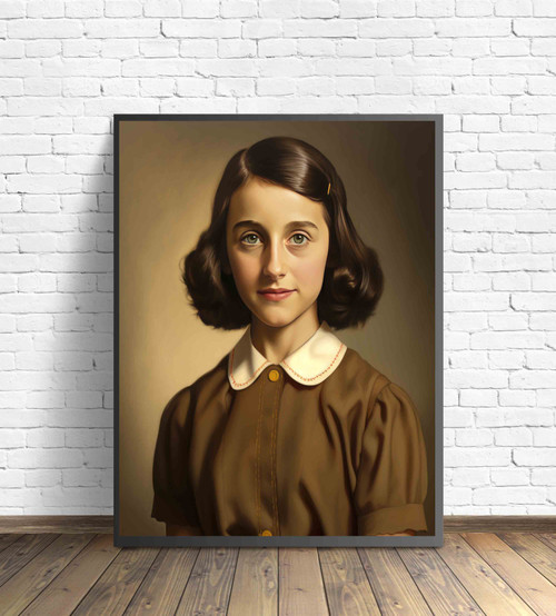 Anne Frank Art Print Poster