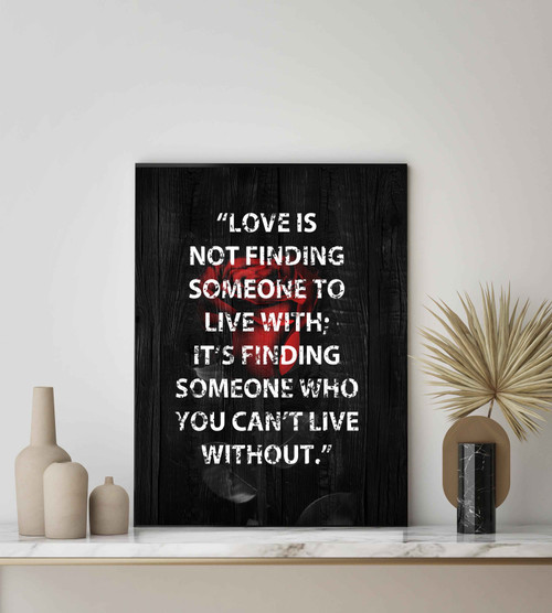 Love Quote Art Print Poster