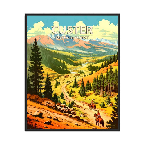 Custer National Forest Art Print Poster