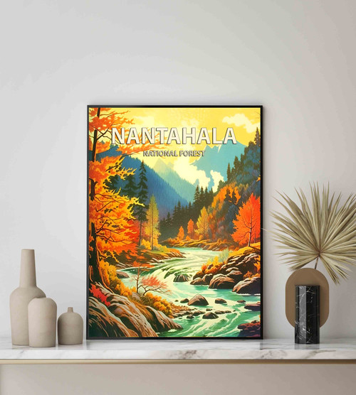 Nantahala National Forest Art Print Poster