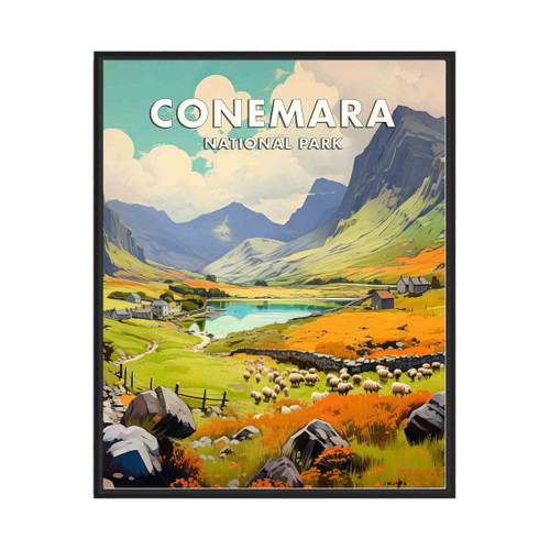 Connemara National Park Art Print Poster