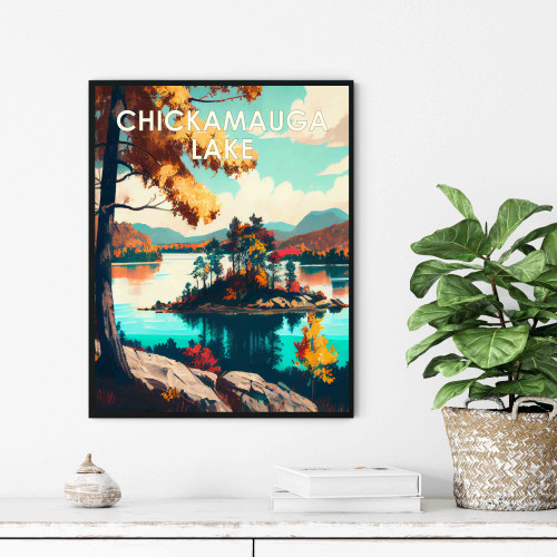 Chickamauga Lake Tennessee Art Print Poster