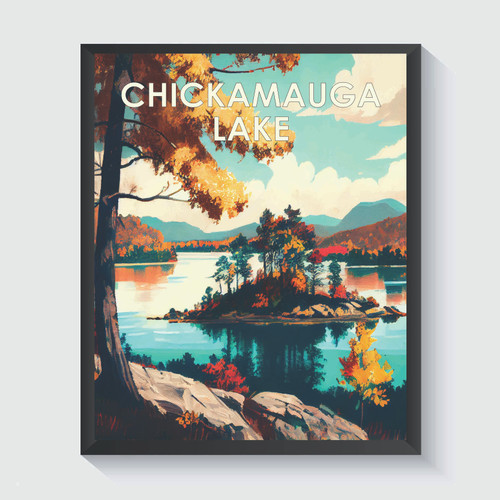Chickamauga Lake Tennessee Art Print Poster