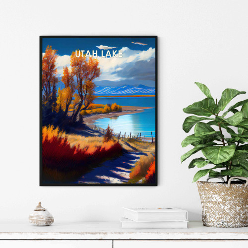 Utah Lake Minnesota Art Print Poster