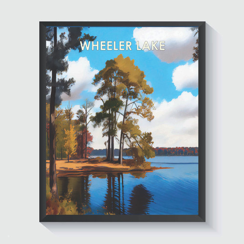 Wheeler Lake Alabama Art Print Poster