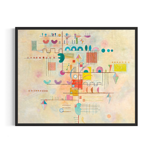 Wassily Kandinsky Art Print Poster - Gentle Accent