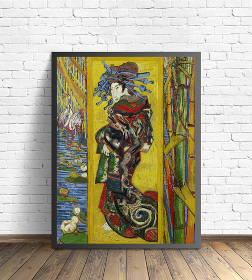 Van Gogh Art Print Poster - Courtesan- After Eisen