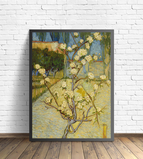 Van Gogh Art Print Poster - Small Pear Tree In Blossom (1888)