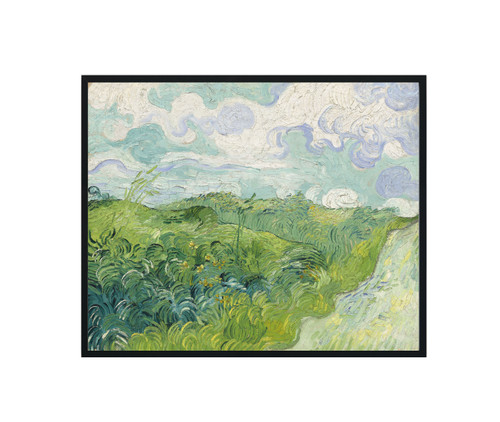 Van Gogh Art Print Poster - Green Wheat Fields, Auvers (1890)