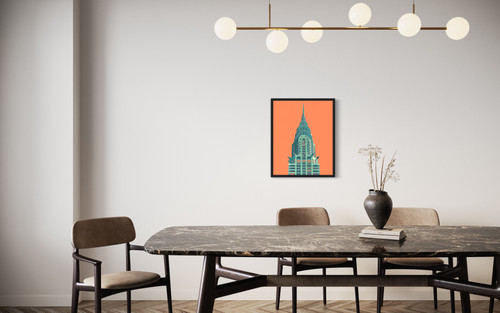Chrysler Building Art Print Poster