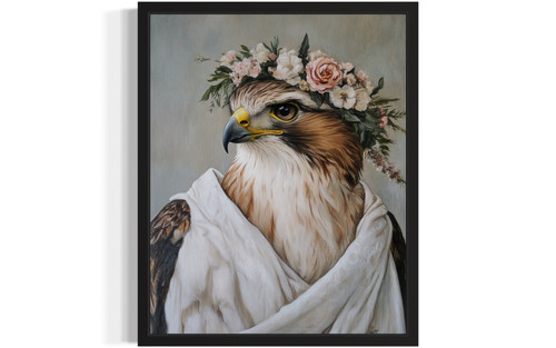 Hawk Art Print Poster 1