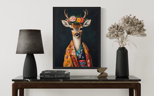 Deer Art Print Poster 1