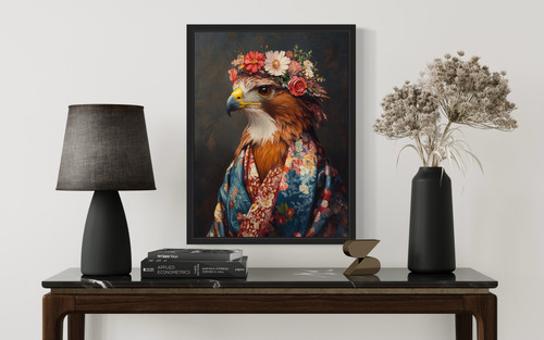 Hawk Art Print Poster 2