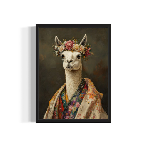 Llama Art Print Poster